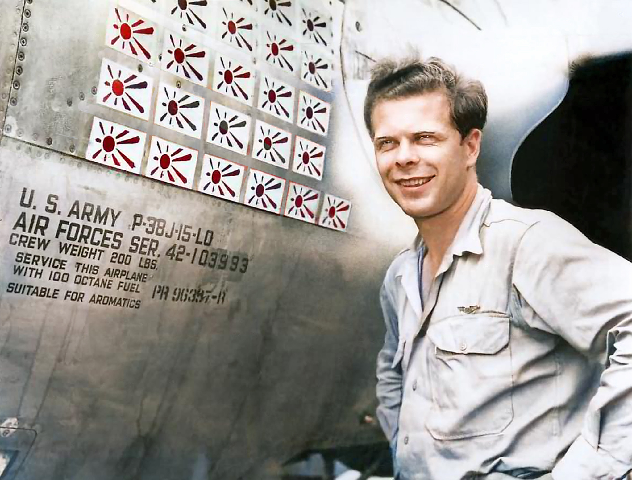 42-103993 P-38J Lightning 5AF 49FG ace Lt Richard Bong when based in PTO 1943 ASC3