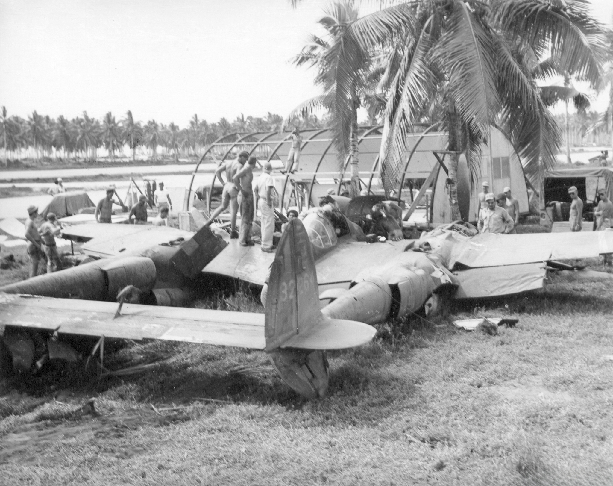 43-2264 P-38G Lightning 13AF 347FG339FS Miss Virginia on Guadalcanal Solomon Islands 18th April 1943 NA1177