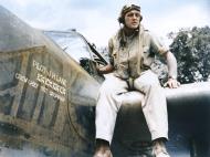 Asisbiz 42 12644 P-38F Lightning 5AF 35FG39FS later ace Capt John Harvey Lane based in New Guinea 1942 01