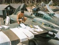 Asisbiz 42 67795 P-38J Lightning 13AF 18FG44FS on Guadalcanal Solomon Islands in early 1944 NA817