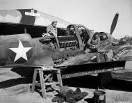 Asisbiz Bell P 39 Airacobra being overhauled at 4th Air Depot Garbutt Field Townsville Australia 25th Jun 1943 NA701