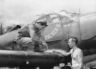 Asisbiz Bell P 39 Airacobra 7AF Racker II Lt Carlyle sd 2 Japanese planes over Makin Island Haleiwa Oahu Hawaii NA691