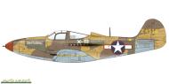 Asisbiz 42 4514 Bell P 39L Airacobra 12AF 81FG91FS X5 Wild Flower at Sidi Ahmed Air Base Tunisia Sep 1943 0A