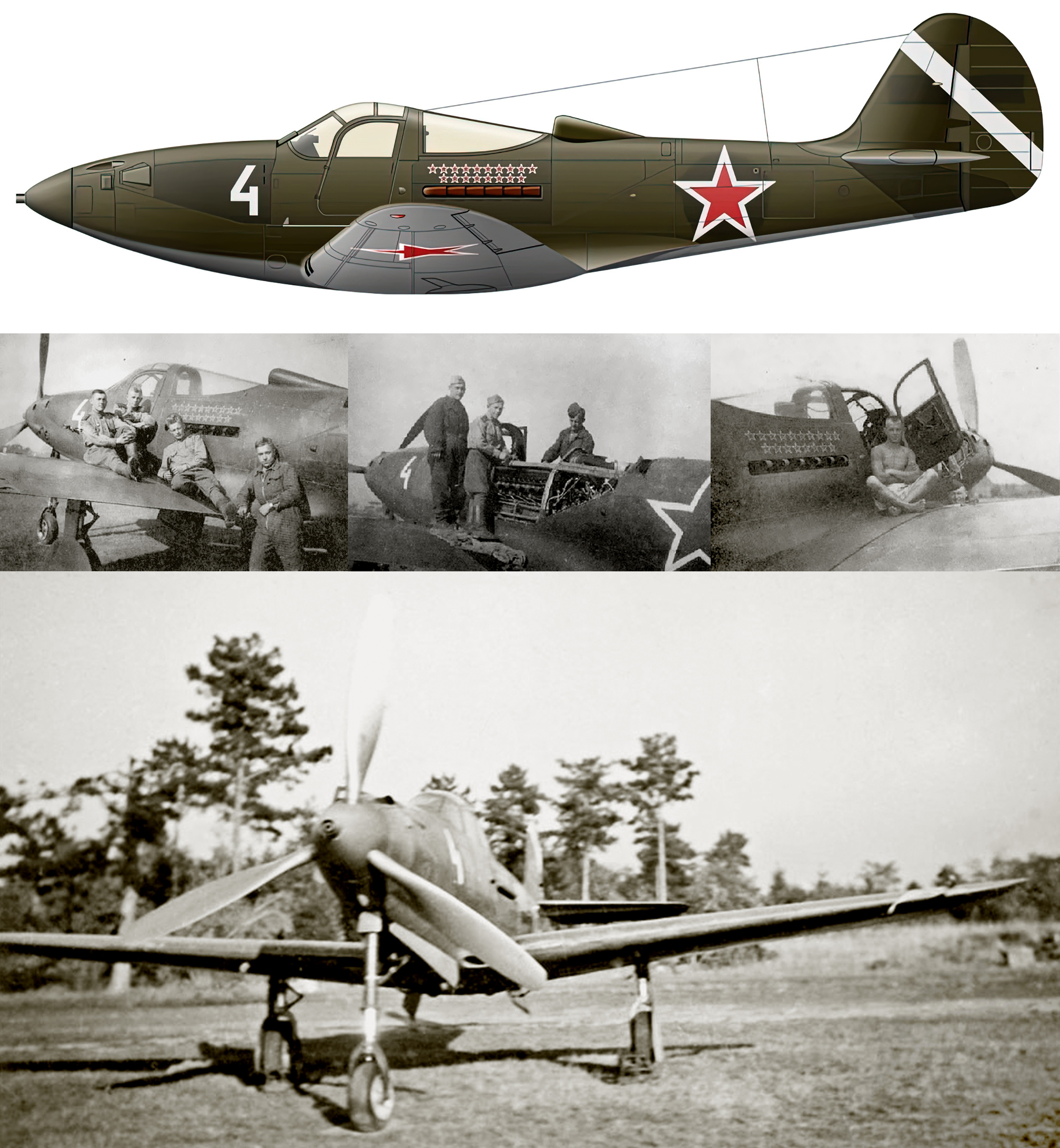 Bell P 39Q Airacobra 129GvIAP 205IAD White 4 ace Evgeny Pakhomovich Mariinsky Ukrainian Front 1945 0A