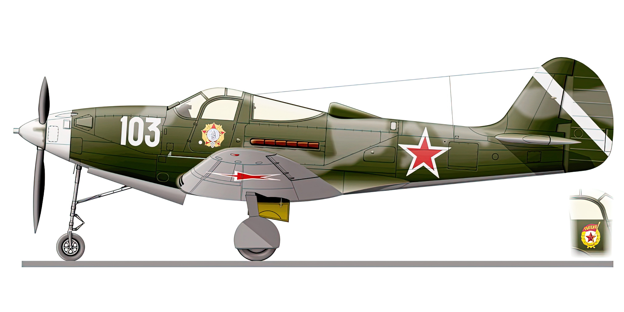 Bell P 39Q Airacobra 213GvIAP 22GIAD White 103 Ukrainian Front 1945 0A