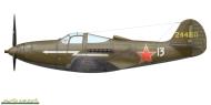 Asisbiz 42 4480 Bell P 39K Airacobra 494IAP 303 IAD White 13 at Smolensk area Autumn 1943 0A