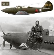 Asisbiz 42 9004 Bell P 39N Airacobra 16GvIAP White 100 Alexander Pokryshkin Ukrainian Front 1943 0A