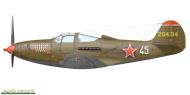 Asisbiz 42 9434 Bell P 39N Airacobra 16GvIAP White 45 Snr Lt Alexandr Fedorovich Klubov east Poland Aug 1944 0A