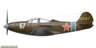 Asisbiz 44 2567 Bell P 39Q Airacobra 68GIAP 5 GIAD White 67 on the 1 Baltic Front winter 1944 1945 0A