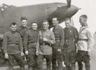 Asisbiz Bell P 39 Airacobra 104GvIAP 9HYADES 298IAP with pilots at Korenovskaya airfield April 1943 01