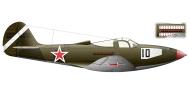 Asisbiz Bell P 39N Airacobra 129GvIAP 205IAD Black 10 ace Capt FF Archipenko Ukrainian Front 1944 0A