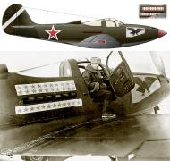 Asisbiz Bell P 39N Airacobra 129GvIAP 205IAD ace ND Gulaev with eagle nose art Ukrainian Front 1944 01