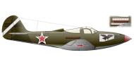 Asisbiz Bell P 39N Airacobra 129GvIAP 205IAD ace ND Gulaev with eagle nose art Ukrainian Front 1944 0A