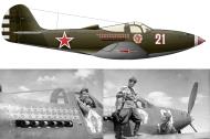 Asisbiz Bell P 39N Airacobra 69GvIAP 304IAD White 21 Fyodor Ivanovich Shikunov Ukrainian Front 1944 01