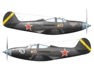 Asisbiz Bell P 39Q Airacobra 212GvIAP 22 GIAD White 43 HSU Maj AL Kozhevnikov CO with 25 kills 18th Apr 1945 0A