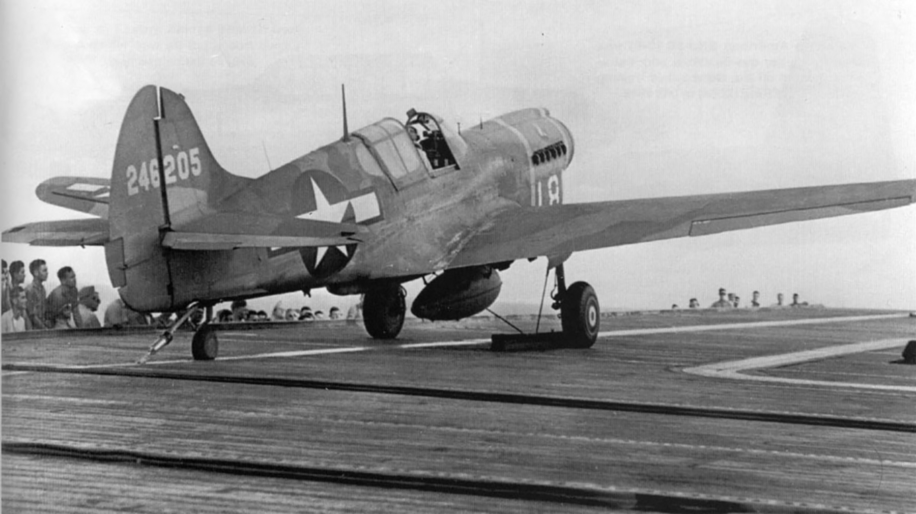 USAAF 42 46205 Curtiss P 40K Warhawk 15FG6NFS White 18 USS Breton 10 Dec 1943 01