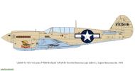 Asisbiz USAAF 42 105116 Curtiss P 40N Warhawk 15FG45FS Tom Kat flown by Capt Gilmer L Snipes Nanumea Dec 1943 Eduard 0A