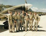 Asisbiz Aircrew USAAF 18FG44FS first group of pilots to land on Munda New Georgia 14th Aug 1943 ASC1