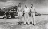 Asisbiz 14AF P 40 Warhawks with LtCol Bruce K Holloway operating in China 1942 01