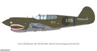 Asisbiz Curtiss P-40E Warhawk 14AF 23FG76FS White 106 John E Petach Hengyang China July 1942 eduard 0A