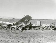 Asisbiz Destroyed P 40E Warhawk by Japanese fighters at Dinjan Field India 25th Oct 1942 NA117