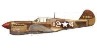 Asisbiz USAAF 42 10841 Curtiss P 40L Warhawk 332FG99FS White A24 2Lt Alva Temple Madna Italy Nov 1943 0A