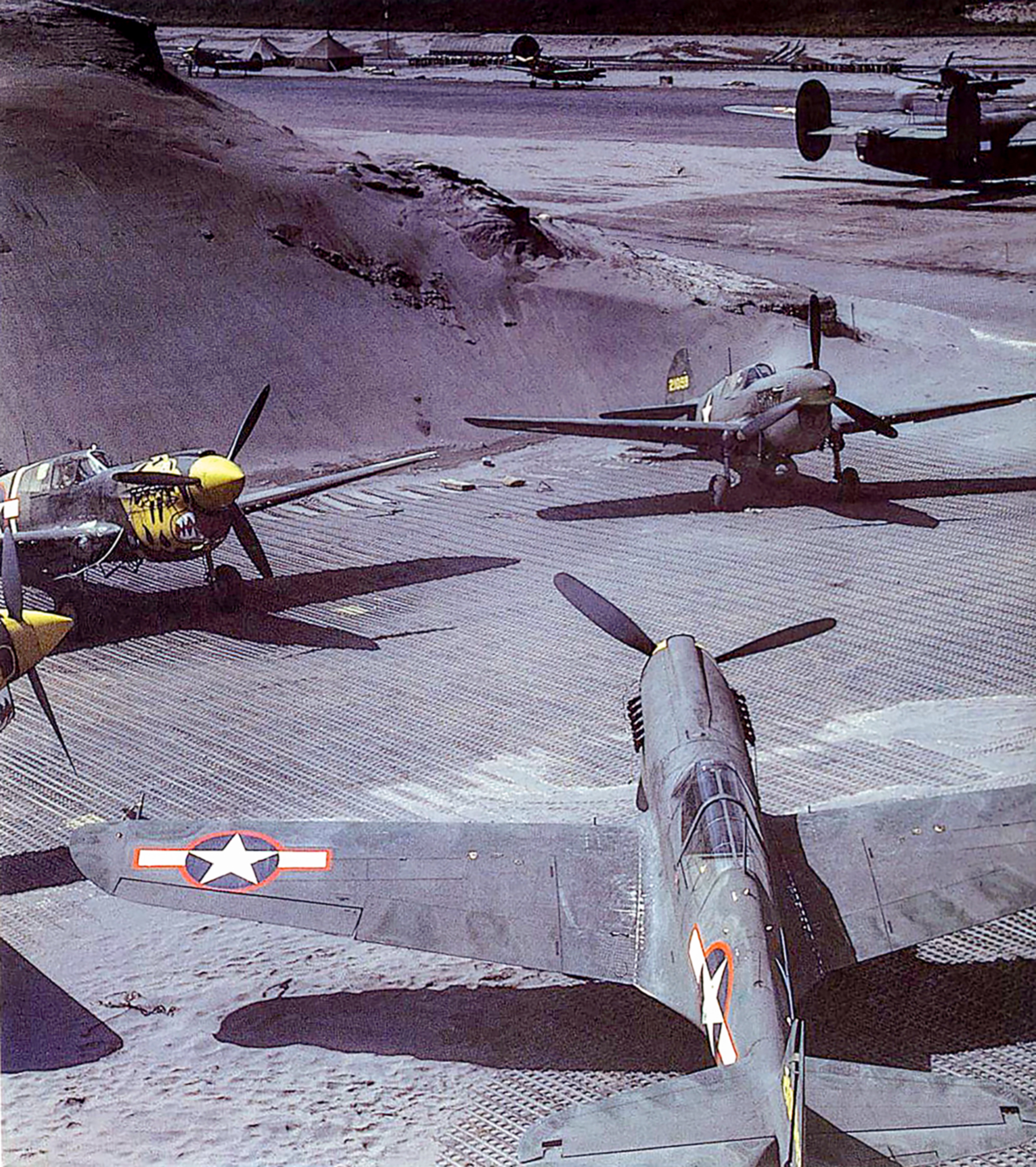 Curtiss P 40E Warhawk 343FG11FS Adak Alaska 1942 01