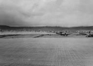 Asisbiz Curtiss P 40 Warhawk 343FG plane takes off from Umnak Island Aleutian Islands 1942 NA1051