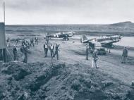 Asisbiz Curtiss P 40E Warhawk 343FG11FS Aleutian Tigers Yellow 49 Umak Isl Aleutian Islands Alaska 1942 NA249