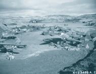 Asisbiz USAAF 41 2079 P 38E Lightning 343FG54FS undergoing repairs at Aleutian Islands 1943 NA142