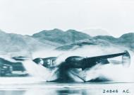 Asisbiz USAAF 41 2222 P 38E Lightning 343FG54FS makes a wet landing after raid on Attu Aleutian Islands 1943 NA1104
