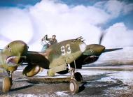 Asisbiz USAAF P 38E Lightning 343FG54FS Lt Herbert Hasenfus prior to take off at Aleutian Islands 1943 ASC1