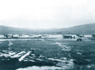 Asisbiz USAAF P 38E Lightnings and B 26 Marauders parked at Longview Adak Island NA078