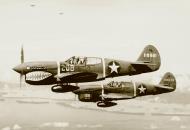 Asisbiz USAAF 41-19821 Curtiss P-40F Warhawk 347FG68FS White 208 and 41 19836 18FG44FS White 106 Guadalcanal 1943 01