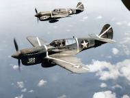 Asisbiz USAAF 41-19825 Curtiss P-40F 347FG68FS White 102 and 41 14102 18FG44FS Guadalcanal Feb 1943 01