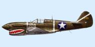 Asisbiz USAAF 41-19831 Curtiss P-40F Warhawk 347FG68FS White 209 Lucien Shuler Guadalcanal Apr 1943 0A