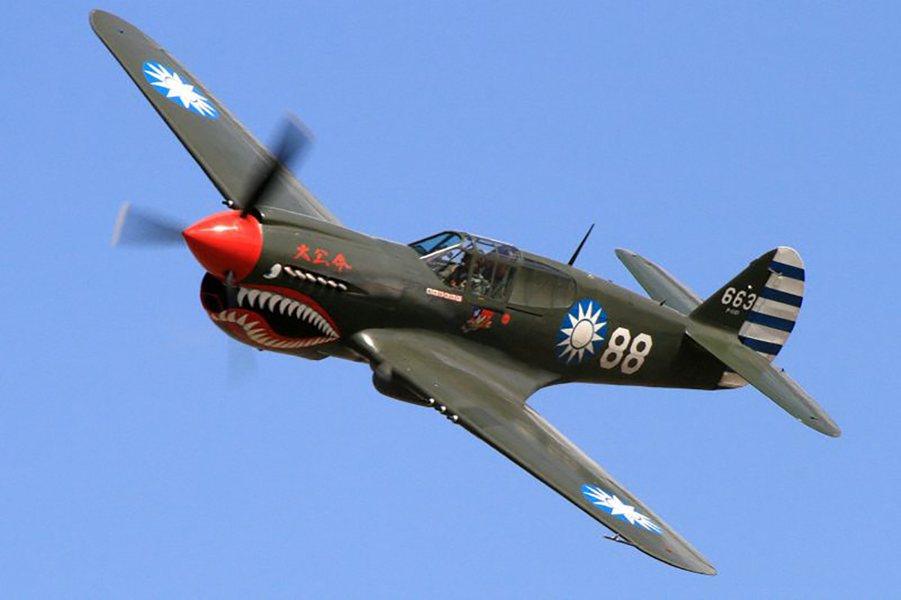 Asisbiz Curtiss P-40N Warhawk 3FG8FS White 13 Pilot Raymond L. Callaway