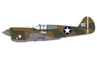 Asisbiz Curtiss P-40E Warhawk 49FG9FS White 95 1Lt Clay Tice named Elsie ET799 Port Moresby New Guinea 1942 eduard 0A