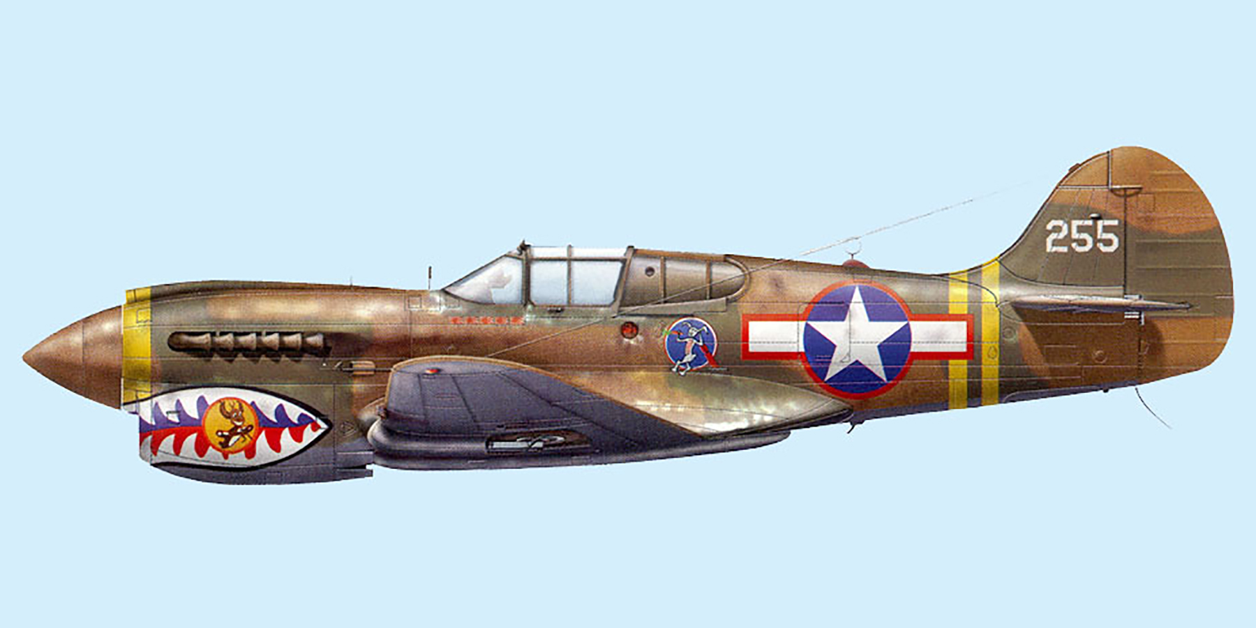 Asisbiz USAAF 42 9768 Curtiss P-40K Warhawk 51FG26FS Edward