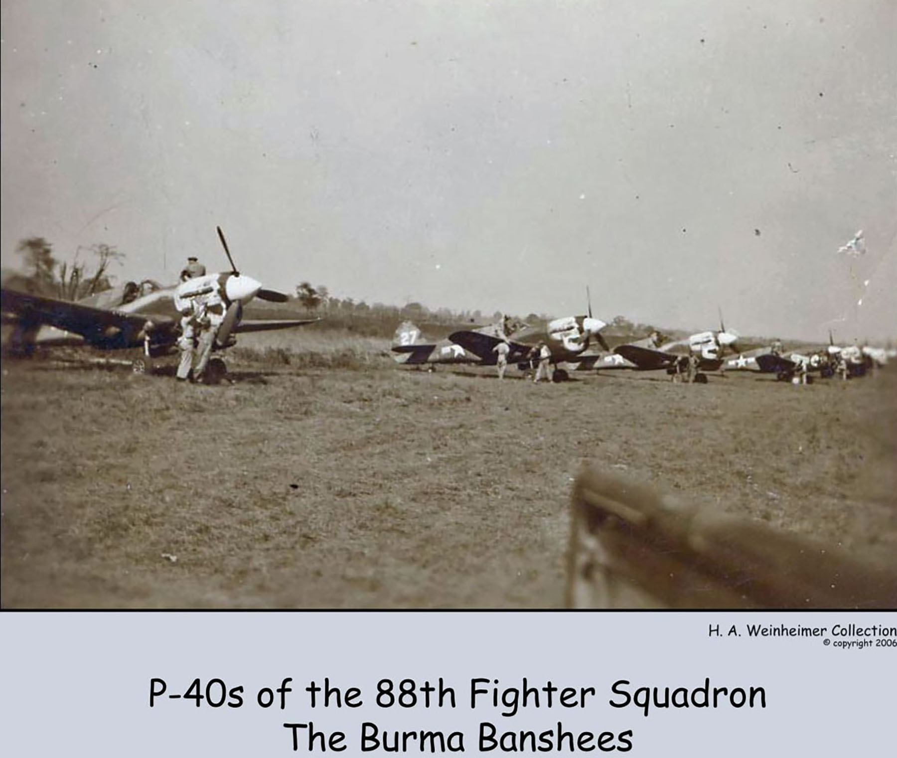 Curtiss P 40N Warhawk 10AF 80FG90FS Burma Banshee White 27 HA Weinheimer 01