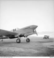Asisbiz Curtiss P 40F Kittyhawk RAAF 3Sqn CVA returns Back to Malta from its raid on Sicily July 1943 AWM MEA0185