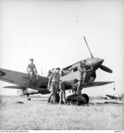 Asisbiz Curtiss P 40F Kittyhawk RAAF 3Sqn CVE at Grottaglie Airfield Italy 1943 AWM MEA0635