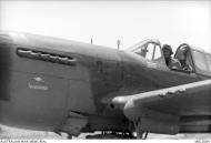 Asisbiz Curtiss P 40F Kittyhawk RAAF 3Sqn SqnLdr RNB Stevens aircraft at Malta Jul 1943 AWM MEC2084