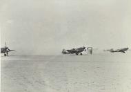 Asisbiz Curtiss P 40E Kittyhawk RAAF 450Sqn OKC taxiing for its next mission Egypt Aug 1942 AWM 024695