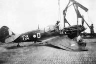 Asisbiz Curtiss P 40N Kittyhawk RAAF 75Sqn GAD landing mishap PNG 01