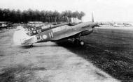 Asisbiz Curtiss P 40N Kittyhawk RAAF 75Sqn GAH GAT and GAJ lined up at Morotai airfield 01