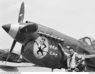 Asisbiz USAAF 44 7847 Curtiss P 40N Kittyhawk RAAF 75Sqn GAG A29 1021 SqnLdr Clive Gardiner Tolhurst with Hep Cat AWM OG2324