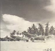 Asisbiz Curtiss P 40N Kittyhawk RAAF 76Sqn SVX and SVY at Momote Los Negros Admiralty Islands Apr 1944 AWM OG1798