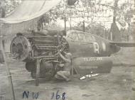 Asisbiz USAAF 41 5520 Curtiss P 40E Kittyhawk RAAF 76Sqn Tojos Jinx IB A29 34 at Strauss Field Feb 1943 IWM NWA0166