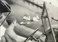 Asisbiz Curtiss P 40 Kittyhawk RAAF 77Sqn Tropo FO AWC Morrison at Vivigani Goodenough Island 2nd Jul 1943 AWM OG0059